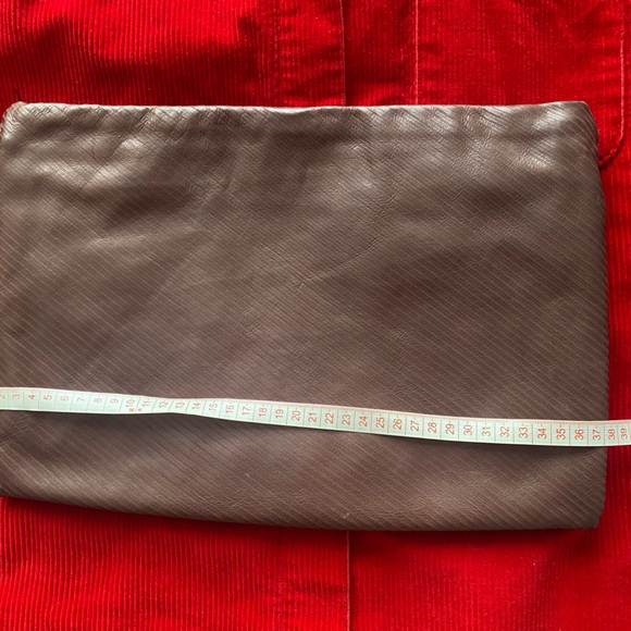 Leather Clutch Paola Del Lungo - Picture 9 of 10